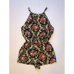 Flowered Romper